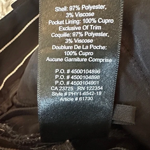 Babaton Women's Black and White Pinstripe Pants - Picture 4 of 13